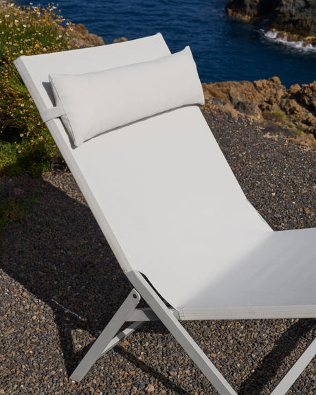 Canutells Klappstuhl aus Aluminium mit weißem Finish - ZEN ZONE Furniture