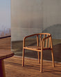 Turqueta Outdoor-Stuhl stapelbar aus massivem Teakholz FSC 100% - ZEN ZONE Furniture