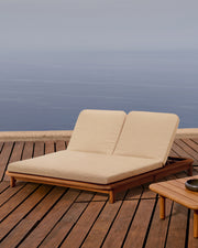 2er-Sonnenliege Turqueta aus massivem Teakholz FSC 100% - ZEN ZONE Furniture