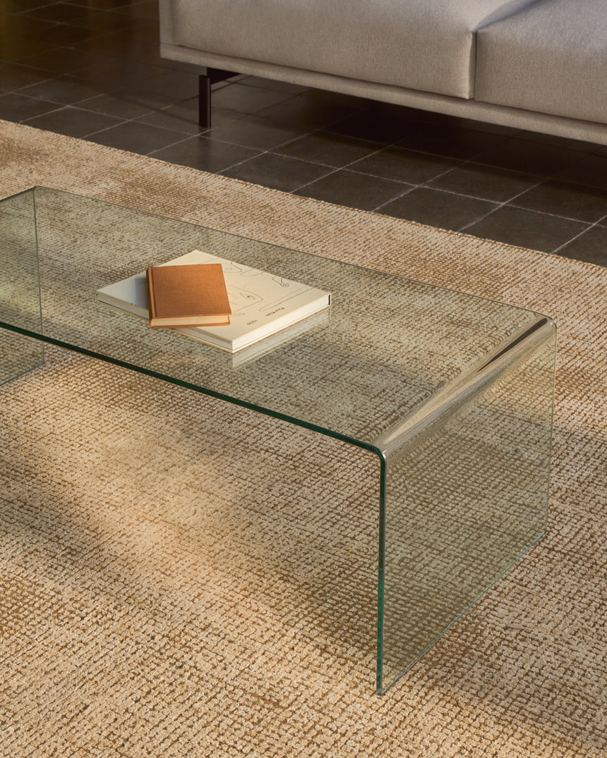Burano Couchtisch aus Glas 110 x 50 cm - ZEN ZONE Furniture