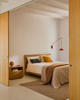 Wandleuchte Kally aus Metall mit rot lackiertem Finish - ZEN ZONE Furniture