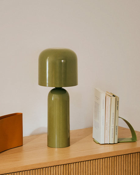 Tischleuchte Monze aus grün lackiertem Metall - ZEN ZONE Furniture