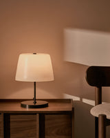 Tischleuchte Nefar aus Milchglas und Zink - ZEN ZONE Furniture