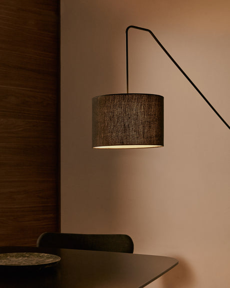 Wandleuchte Jex aus schwarz lackiertem Metall - ZEN ZONE Furniture