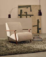 Verlängerte Deckenleuchte Amire aus Holz mit schwarzem Finish Ø 15 cm - ZEN ZONE Furniture