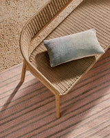 3-Sitzer-Sofa Arinella aus massivem Akazienholz mit Finish in natürlichem Farbton und beigem Seil FSC 100% 167 cm - ZEN ZONE Furniture