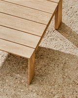 Couchtisch Ambra aus massivem Akazienholz mit hellem Finish 82,5 x 82,5 cm FSC 100% - ZEN ZONE Furniture