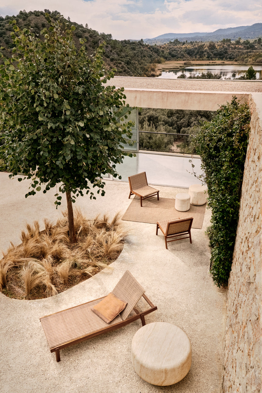 Sofa Itani aus massivem Teakholz und synthetischem Rattan FSC 100% - ZEN ZONE Furniture