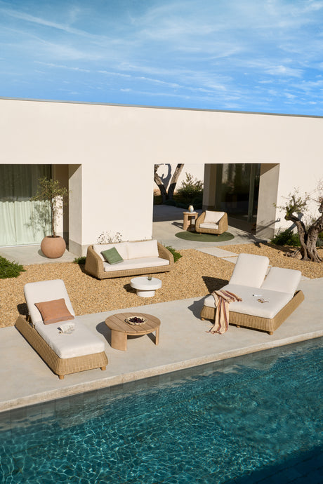 3-Sitzer-Sofa Meria aus synthetischem Rattan 208 cm - ZEN ZONE Furniture