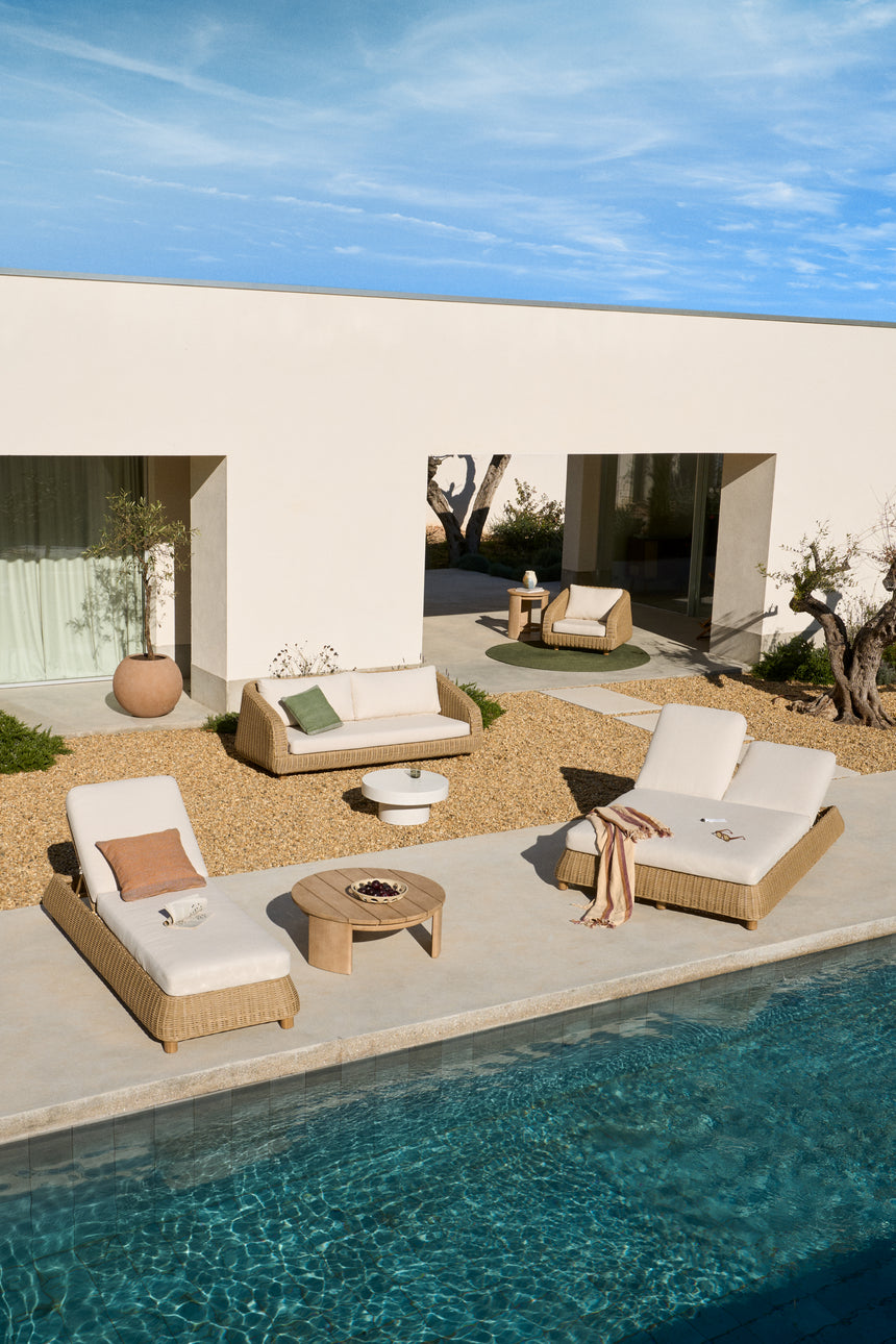 Sonnenliege Meria aus synthetischem Rattan - ZEN ZONE Furniture