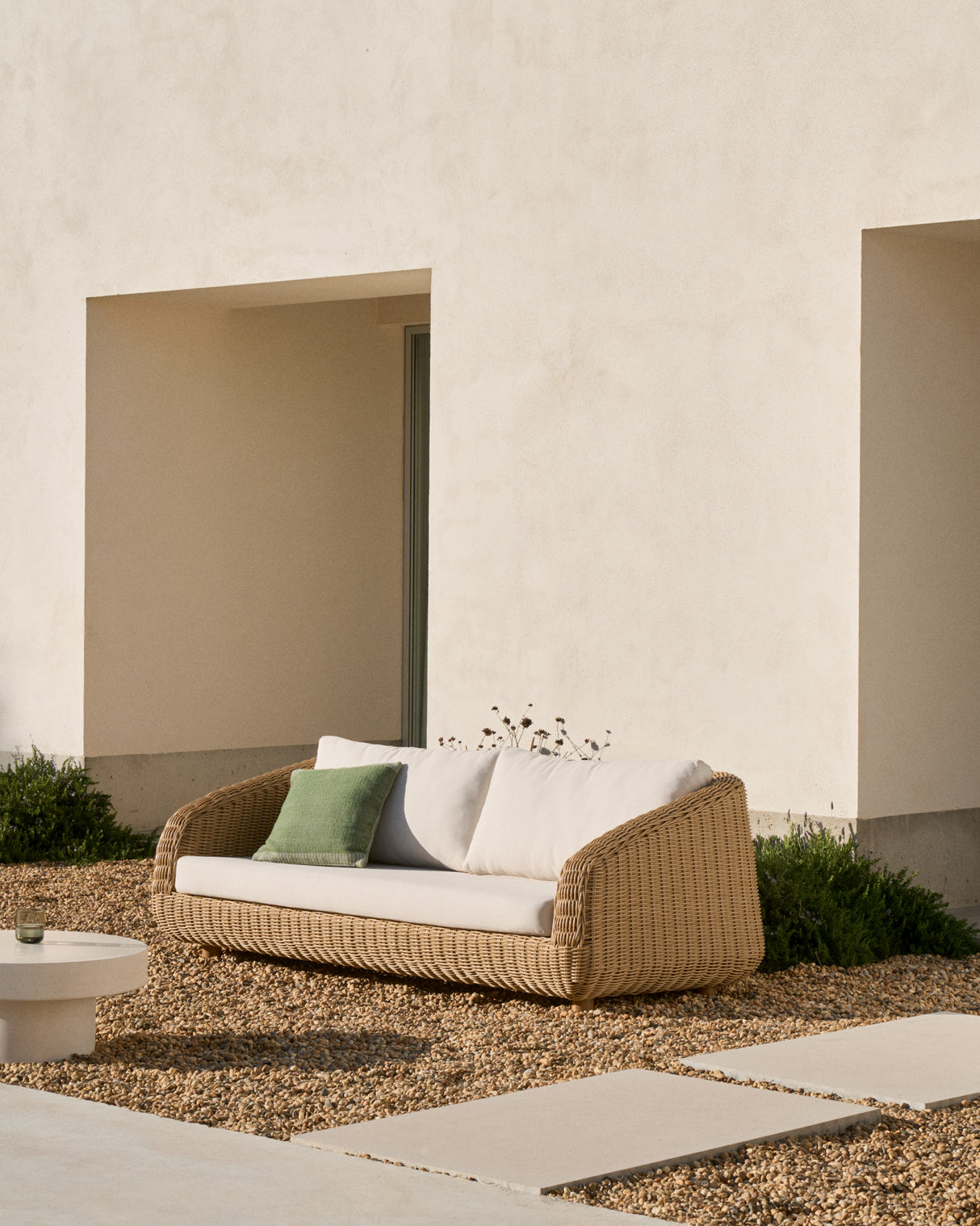 3-Sitzer-Sofa Meria aus synthetischem Rattan 208 cm - ZEN ZONE Furniture