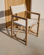 Outdoor-Klappstuhl Vilara in Weiß aus massivem Akazienholz FSC 100% - ZEN ZONE Furniture