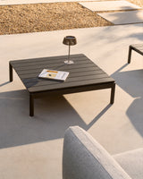 Couchtisch Sorells aus grauem Aluminium 89 x 91 cm - ZEN ZONE Furniture