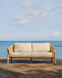 2-Sitzer-Sofa Galea aus massivem Teakholz und synthetischem Rattan 170,5 cm FSC 100% FSC - ZEN ZONE Furniture