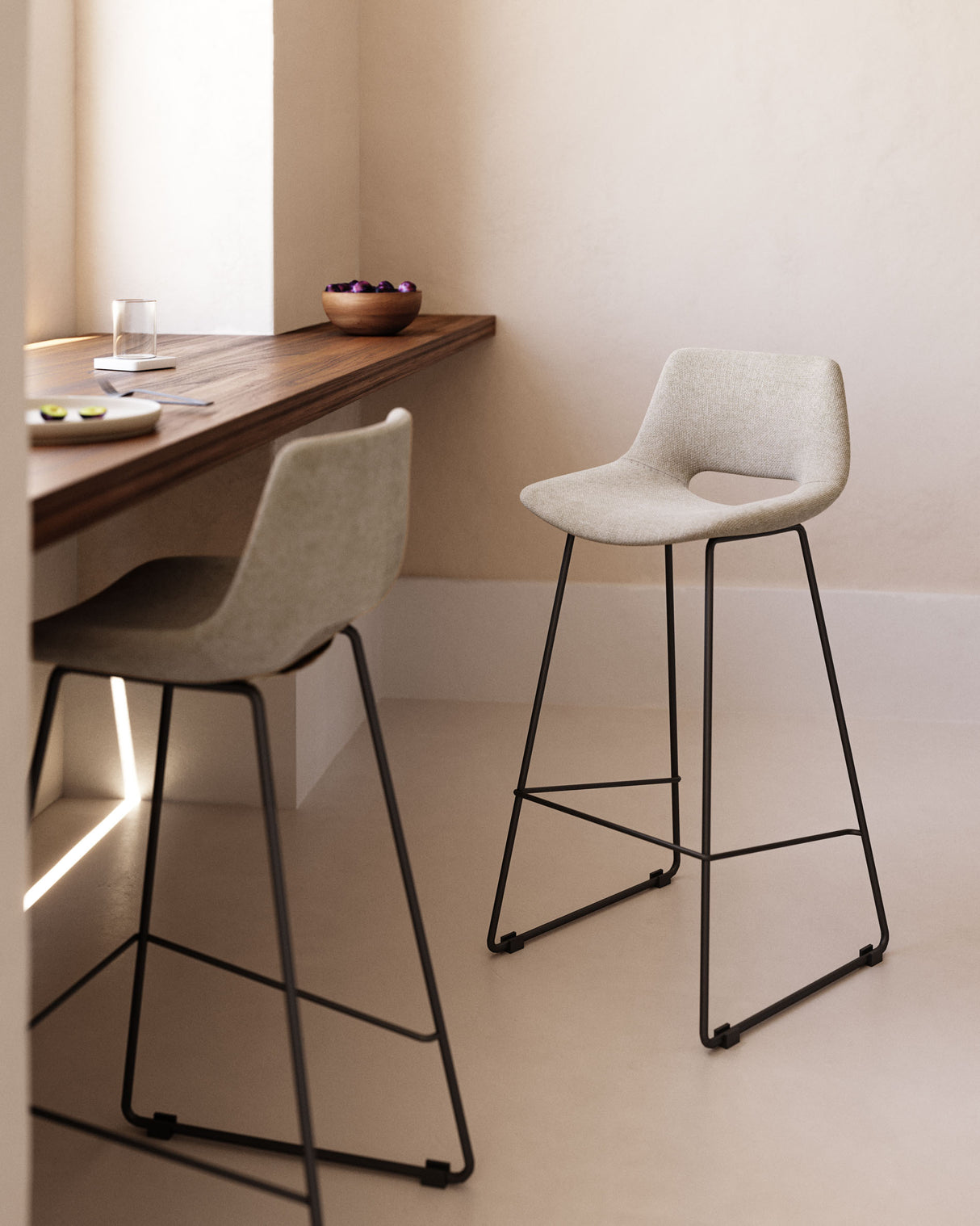 Zahara Hocker Beige 76cm - ZEN ZONE Furniture