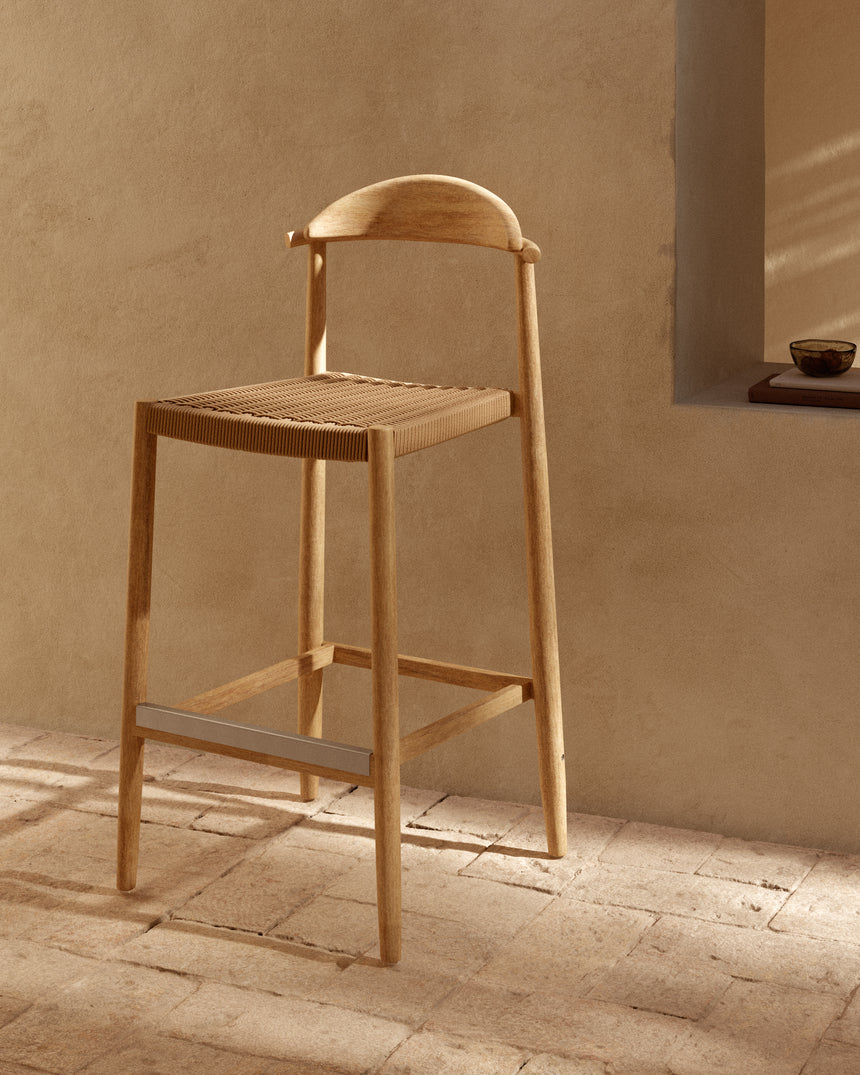 Nina Hocker aus massivem Akazienholz Höhe 76 cm - ZEN ZONE Furniture