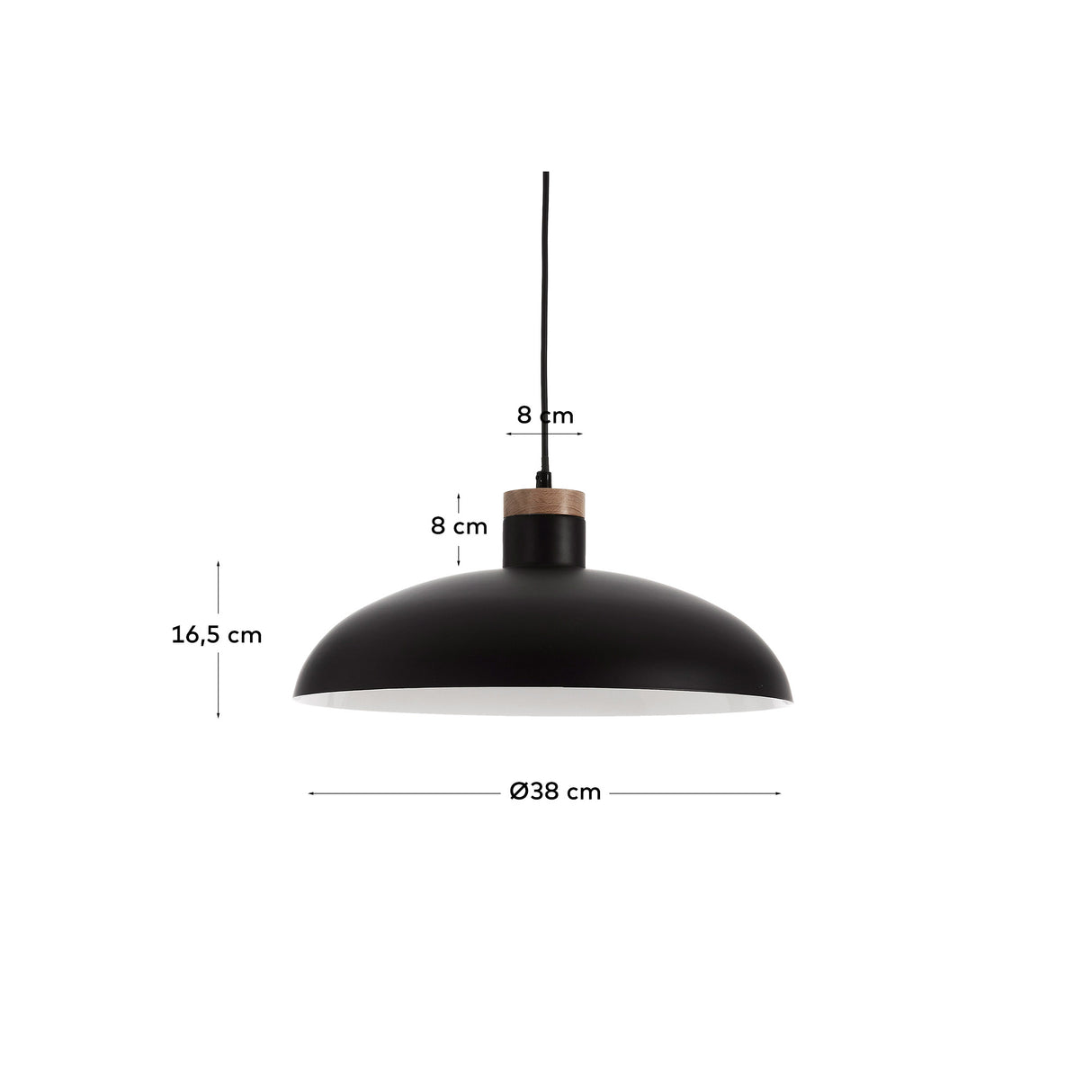 Gotram Hängelampe, schwarz - ZEN ZONE Furniture