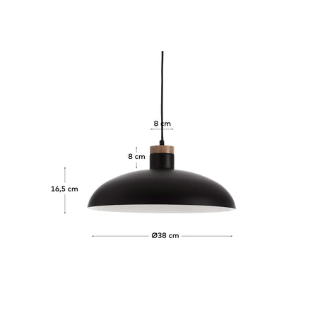 Gotram Hängelampe, schwarz - ZEN ZONE Furniture