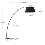 Juhe Stehlampe, schwarz - ZEN ZONE Furniture