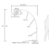 May Stehlampe, weiss - ZEN ZONE Furniture