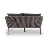 CLAVO 2-Sitzer aus Aluminium in Anthrazit - ZEN ZONE