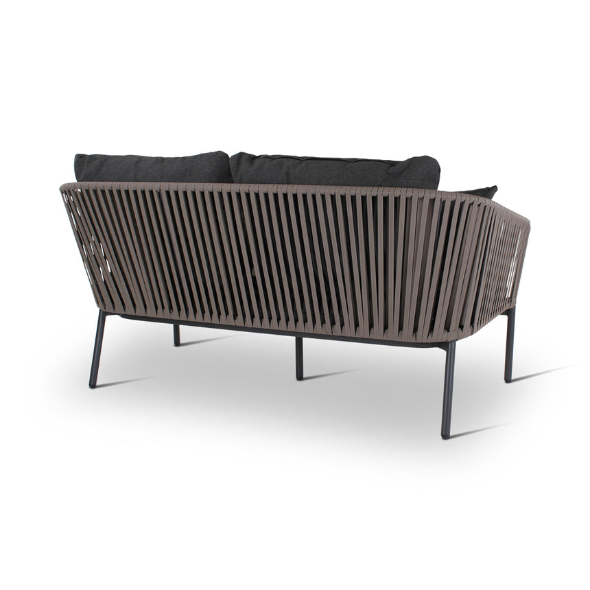CLAVO 2-Sitzer aus Aluminium in Anthrazit - ZEN ZONE