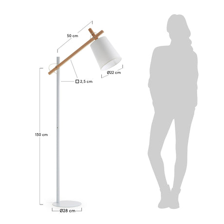 Kosta Stehlampe, weiss - ZEN ZONE Furniture