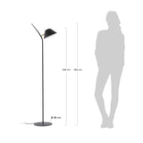Aurelia Stehlampe, schwarz - ZEN ZONE Furniture