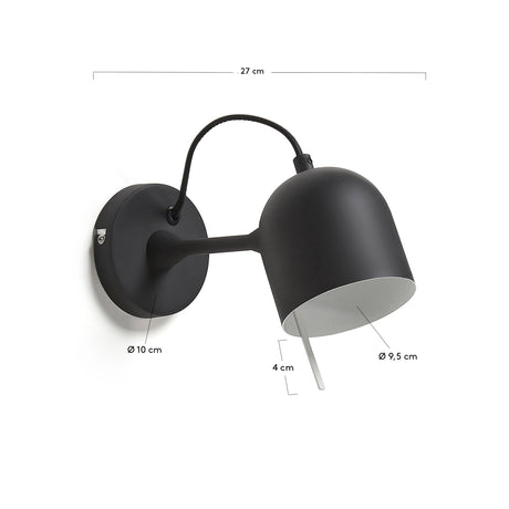 Lucilla Wandleuchte, schwarz - ZEN ZONE Furniture