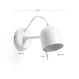 Lucilla Wandleuchte, weiss - ZEN ZONE Furniture