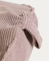 Wilma Pouf breiter Cord rosa Ø 80 cm - ZEN ZONE Furniture