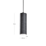 Maude Hängelampe, grau - ZEN ZONE Furniture