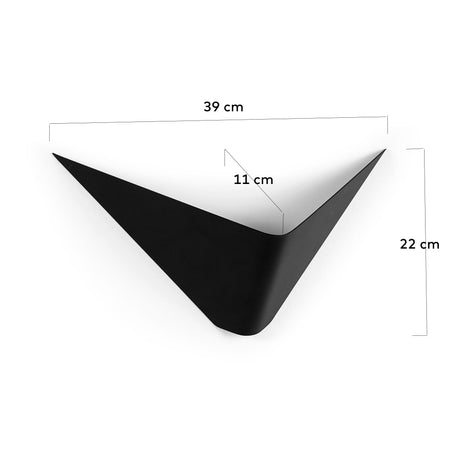 Ginebra Wandleuchte, schwarz - ZEN ZONE Furniture