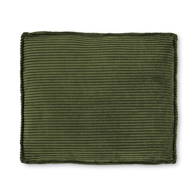 Blok Kissen breiter Cord grün 50 x 60 cm - ZEN ZONE Furniture