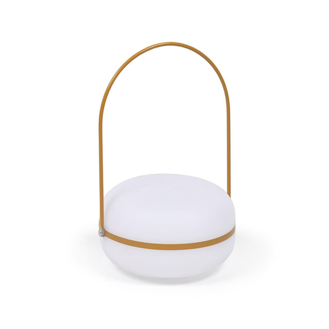 Tea Tischlampe aus Polyethylen und Metall mit senfgelbem Finish - ZEN ZONE Furniture