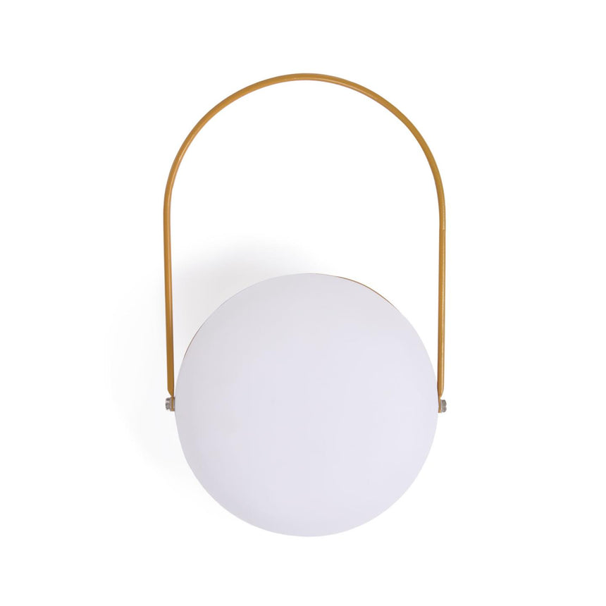 Tea Tischlampe aus Polyethylen und Metall mit senfgelbem Finish - ZEN ZONE Furniture