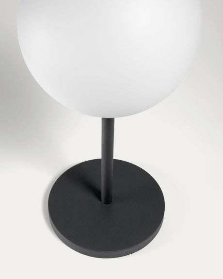 Dinesh Tischlampe aus schwarzem Stahl - ZEN ZONE Furniture