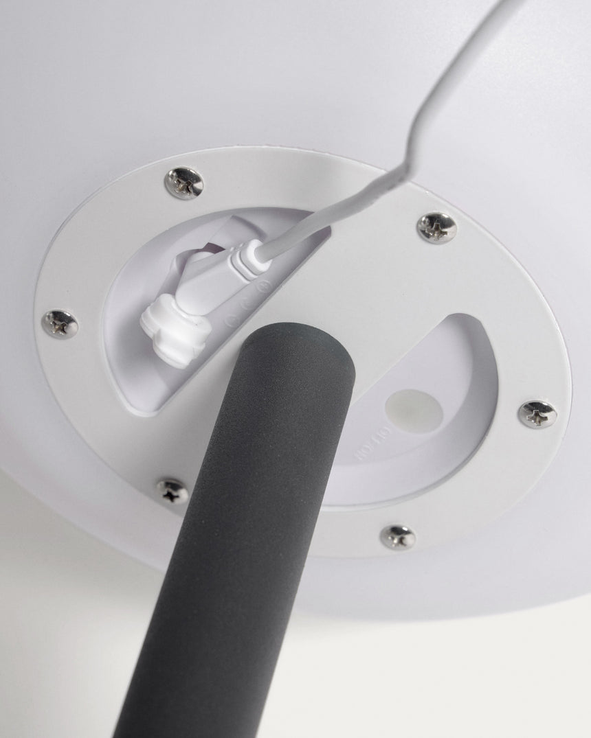 Dinesh Tischlampe aus schwarzem Stahl - ZEN ZONE Furniture