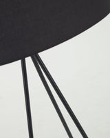 Ikia Stehlampe aus Metall schwarz - ZEN ZONE Furniture