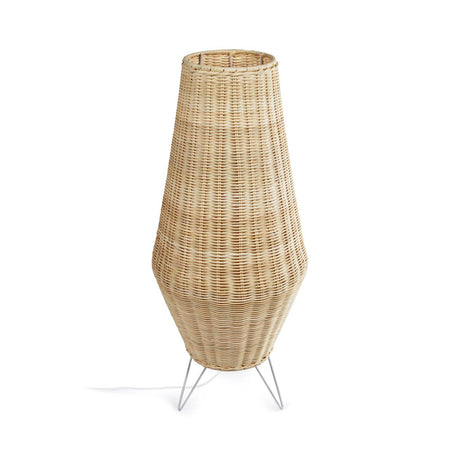 Kamaria mittelgroße Tischlampe aus Rattan mit natürlichem Finish - ZEN ZONE Furniture
