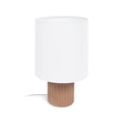 Eshe Tischlampe aus Keramik in der Farbe Terrakotta und weiß - ZEN ZONE Furniture