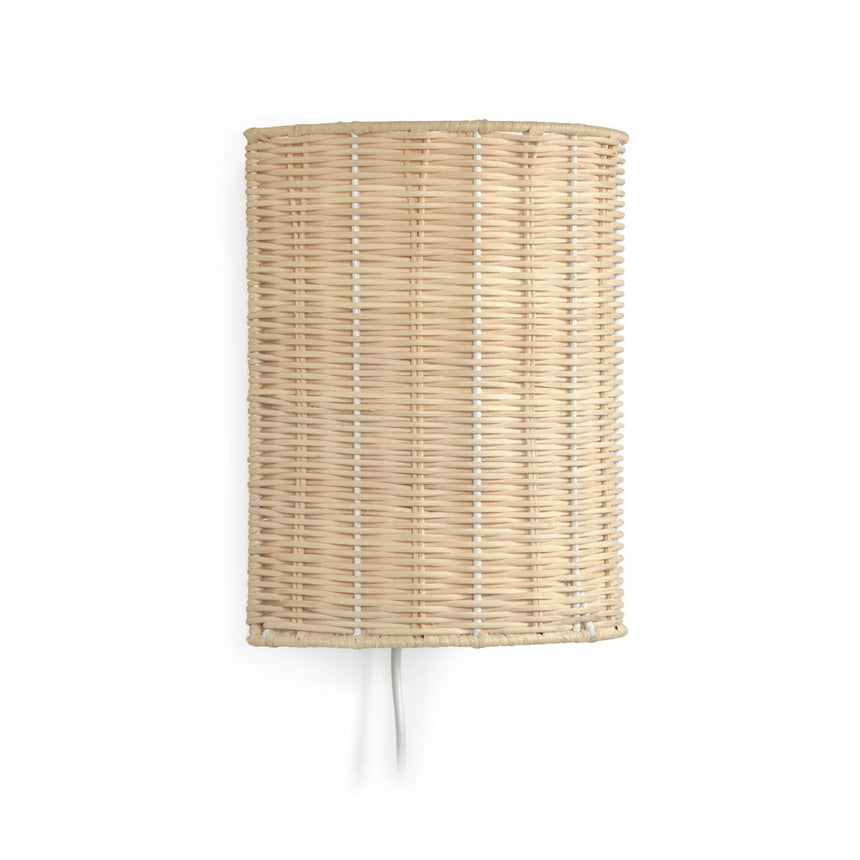 Kimjit Wandleuchte aus Rattan mit natürlichem Finish - ZEN ZONE Furniture