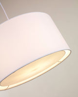 Santana Lampenschirm weiß mit weißem Diffusor Ø 40 cm - ZEN ZONE Furniture