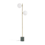 Lonela Stehlampe aus Marmor mit grünem Finish - ZEN ZONE Furniture