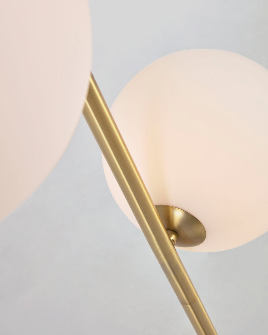Lonela Stehlampe aus Marmor mit grünem Finish - ZEN ZONE Furniture