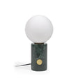 Lonela Tischlampe aus Marmor mit grünem Finish - ZEN ZONE Furniture