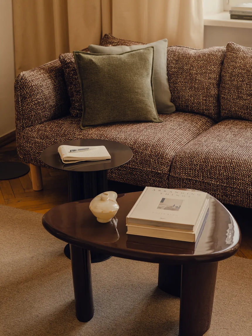 Ada 2-Sitzer Sofa aus Samt oder Strukturstoff, 178x101 cm