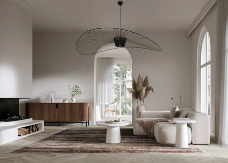 Sideboard AMANDINE aus Walnuss in Natur, 220×50×78 cm - ZEN ZONE Furniture