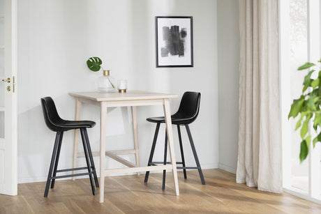 AUBURN Barhocker Schwarz 45x50x89cm - ZEN ZONE Furniture