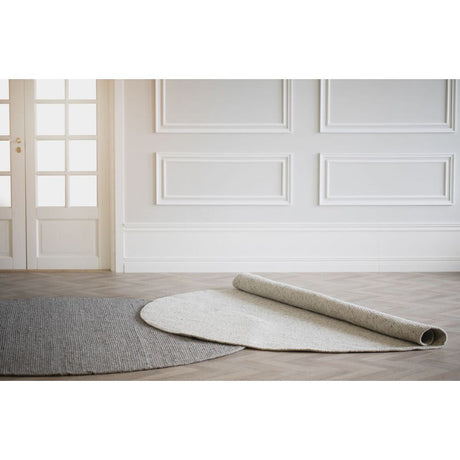 AUCKLAND Wollteppich Grau 250x250cm - ZEN ZONE Furniture
